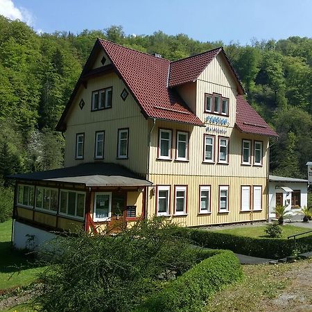 Pension Waldfrieden Thale Esterno foto
