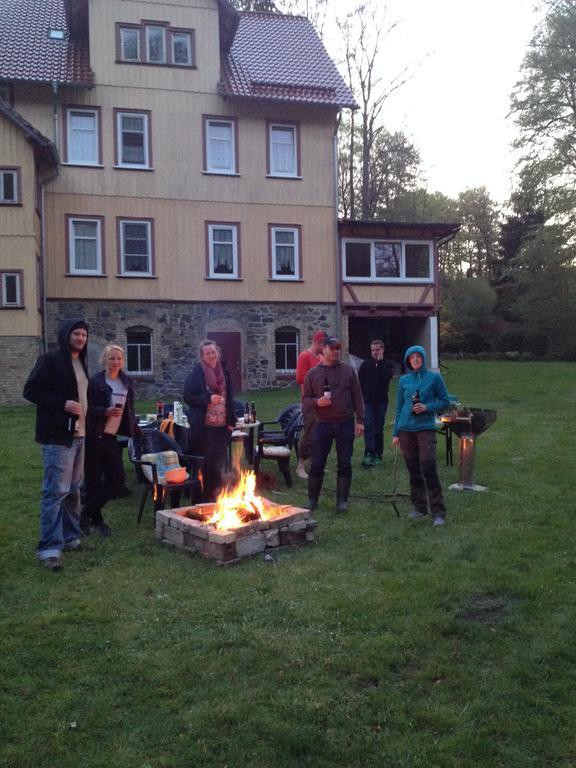 Pension Waldfrieden Thale Esterno foto